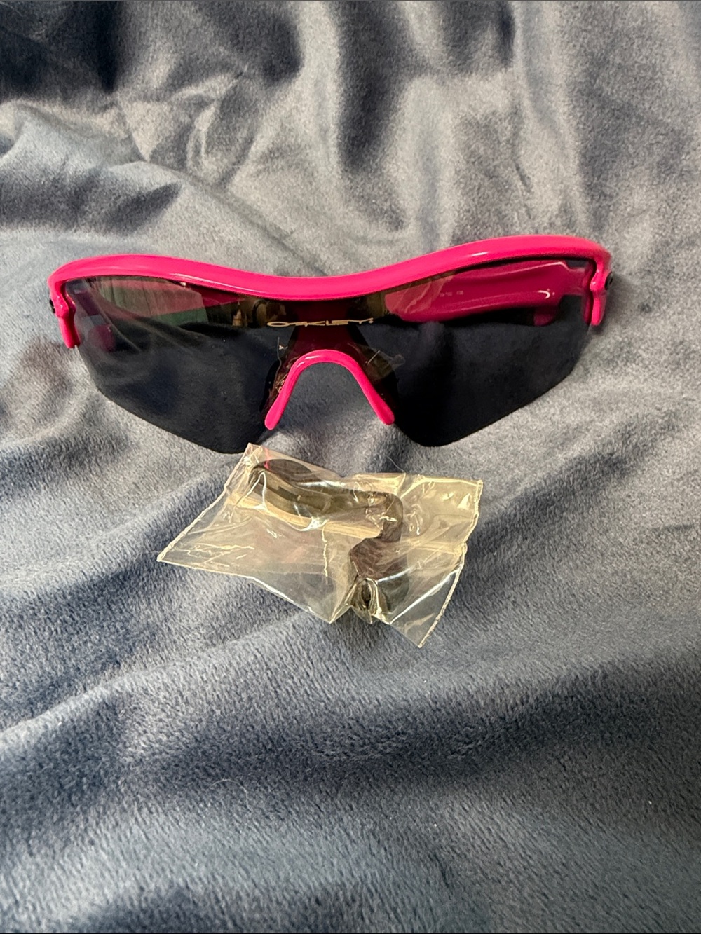 Oakley Women's Shield Sunglasses in Hot Pink with Dark Lens